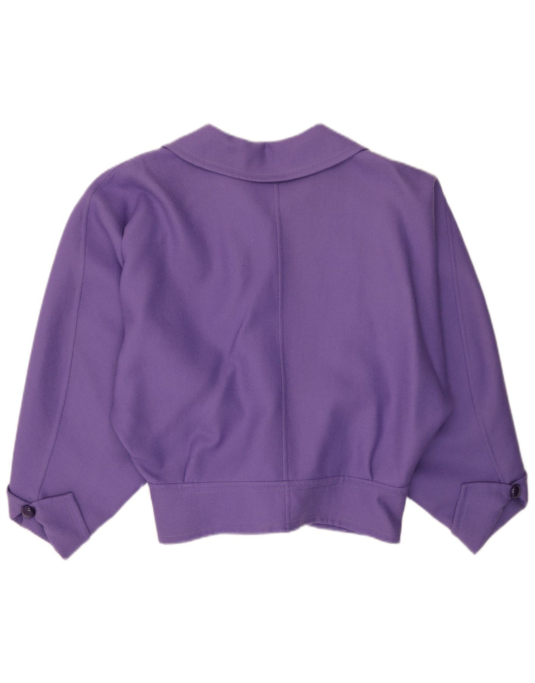 VINTAGE Ženska jakna sa 4 gumba UK 16 Velika ljubičasta