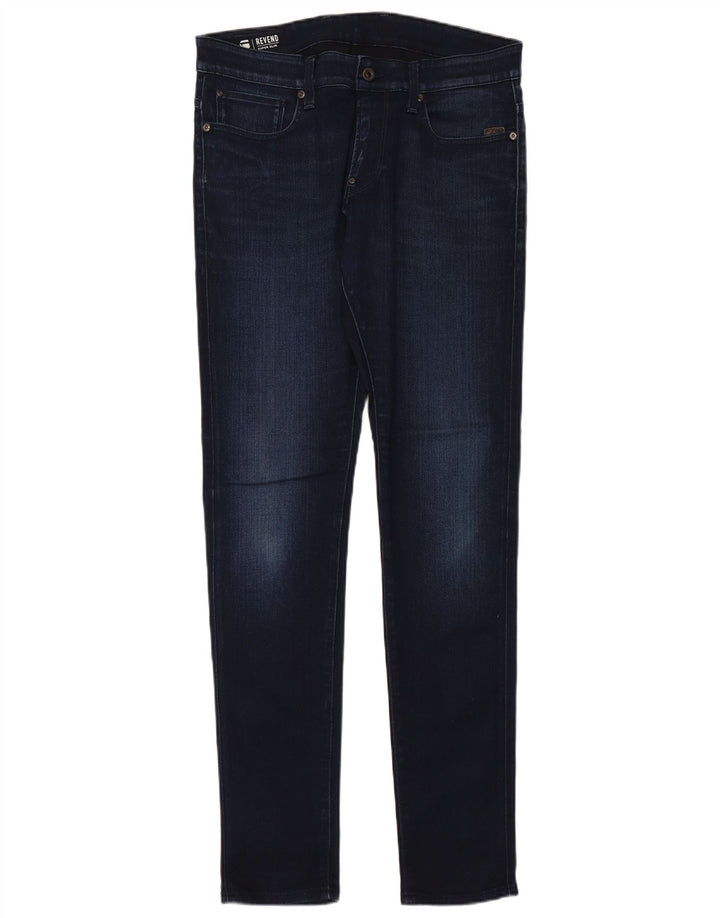 G-STAR muške super tanke traperice Revend W33 L34 tamnoplavi pamuk