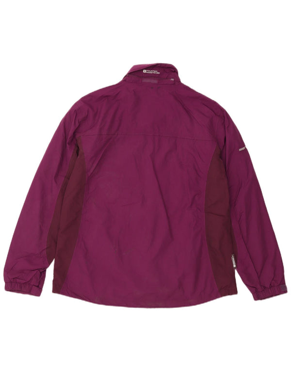 Mountain Warehouse Ženska kišna jakna UK 16 Veliki ljubičasti najlon u boji