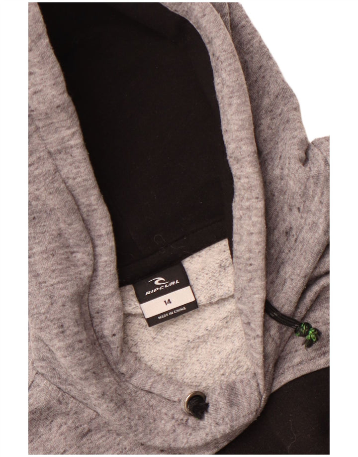 Rip Curl majica s kapuljačom za dječake, 13-14 godina, crna boja