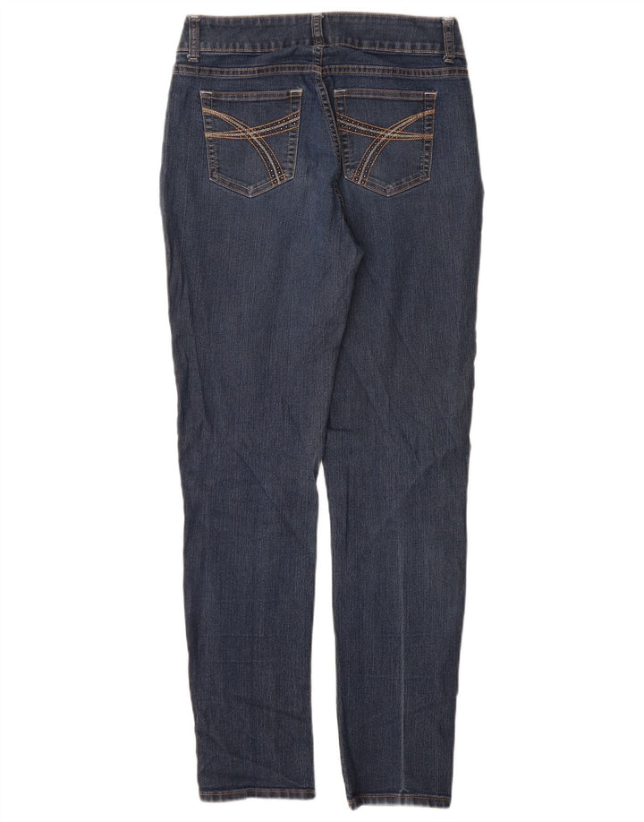 LEE ženske uske traperice srednjeg rasta US 6 srednji W26 L30 plavi pamuk