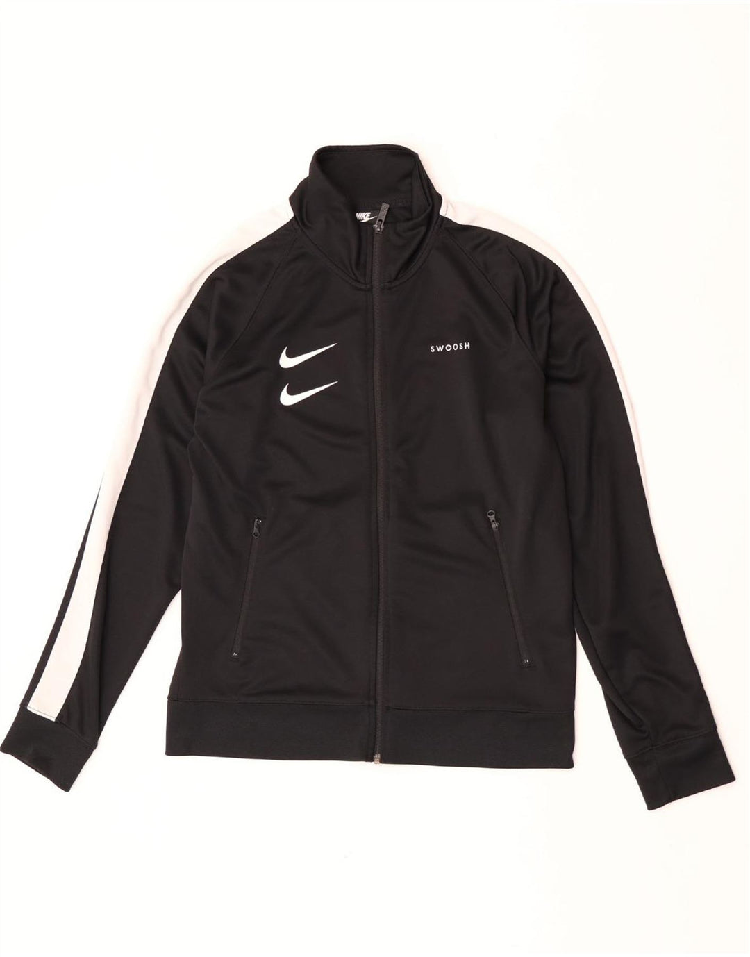 Nike Mens Swoosh Graphic Gornja jakna trenirke srednje crne boje