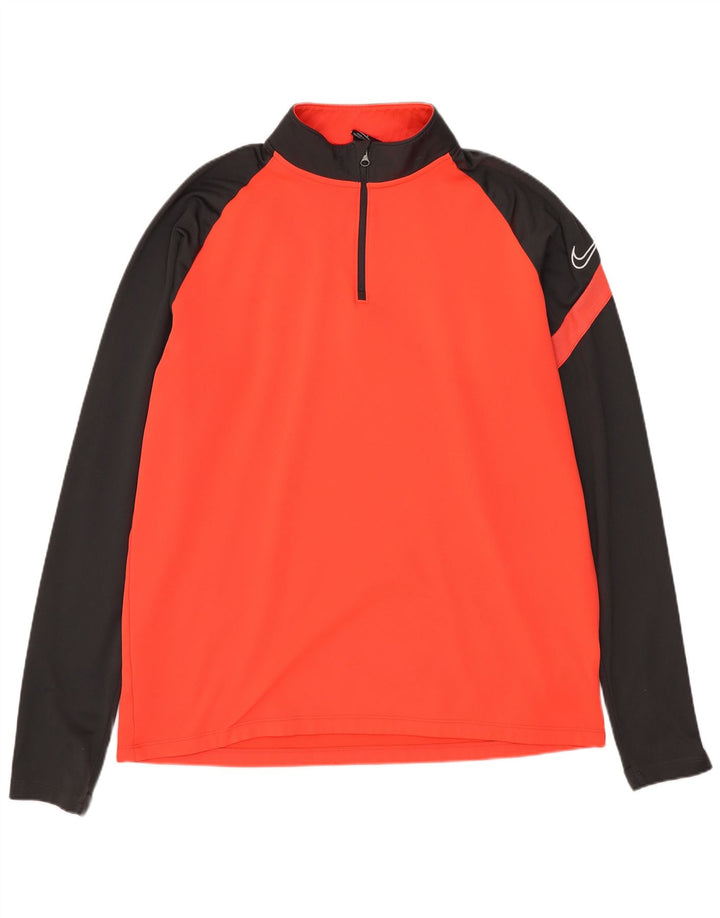 Nike Dri Fit Pulover Pulover s Izrezom i Topom, Veliki Red Colourblock