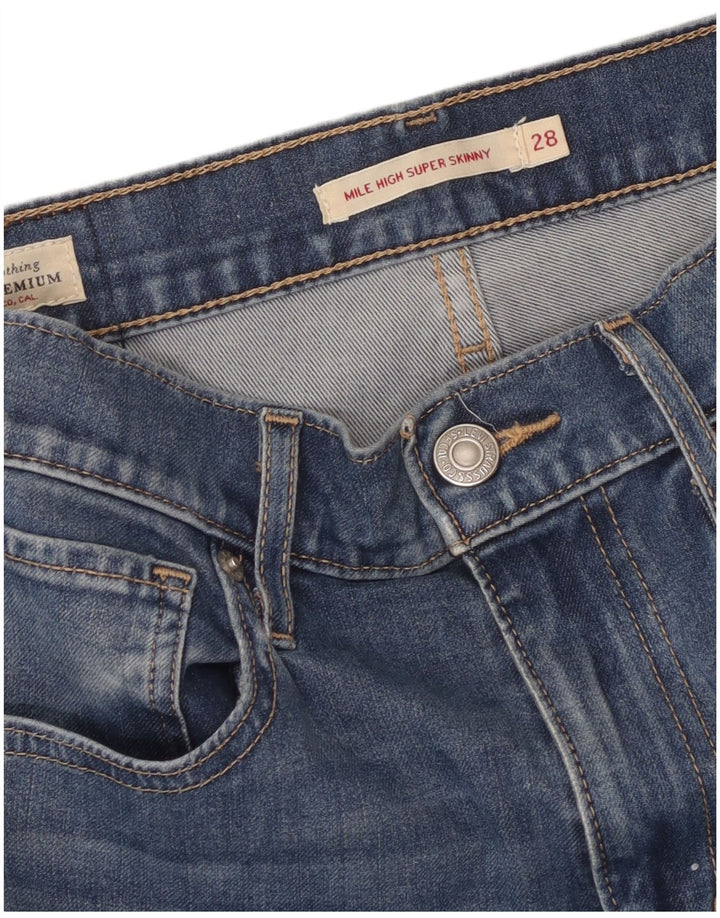LEVI'S Ženske Mile uske traperice visokog struka W28 L29 Plave