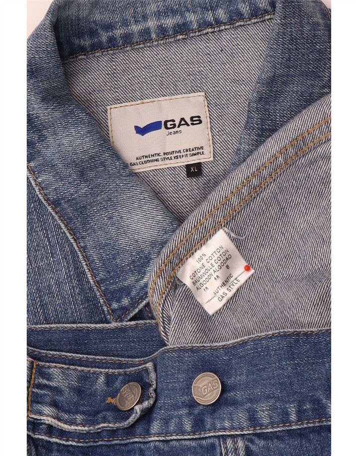 Gas muška traper jakna UK 42 XL plavi pamuk