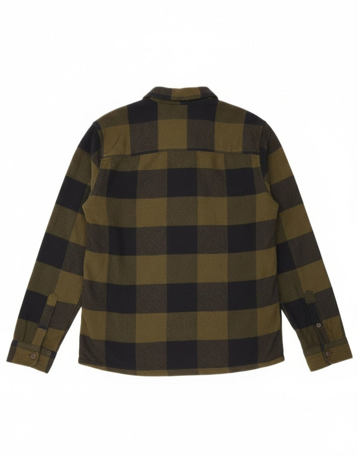 Only & Sons muška majica s flanelskom košuljom, srednji kaki karirani pamuk