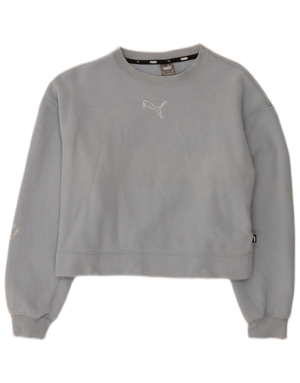 Puma ženska majica širokog kroja UK 6 XS, plavi pamuk