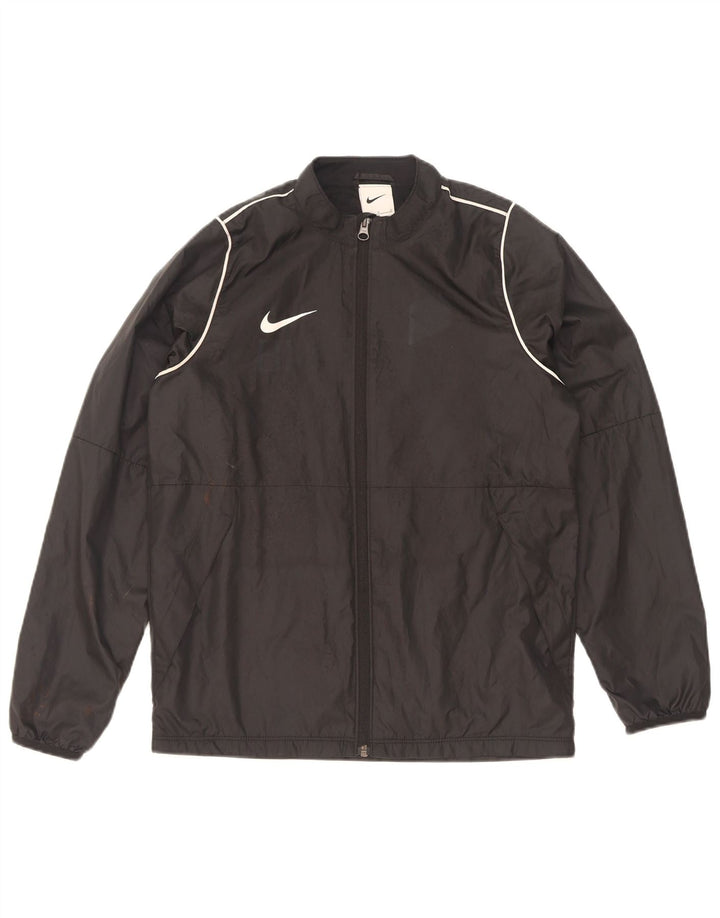Nike Boys Trenirka Gornja jakna 12-13 godina velika crna poliester
