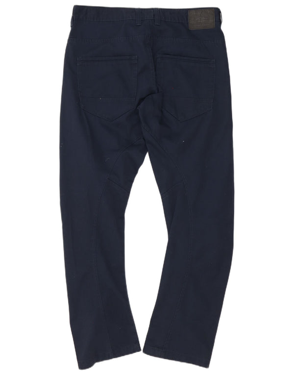 Jack & Jones muške ležerne hlače protiv kroja W36 L34 tamnoplavi pamuk