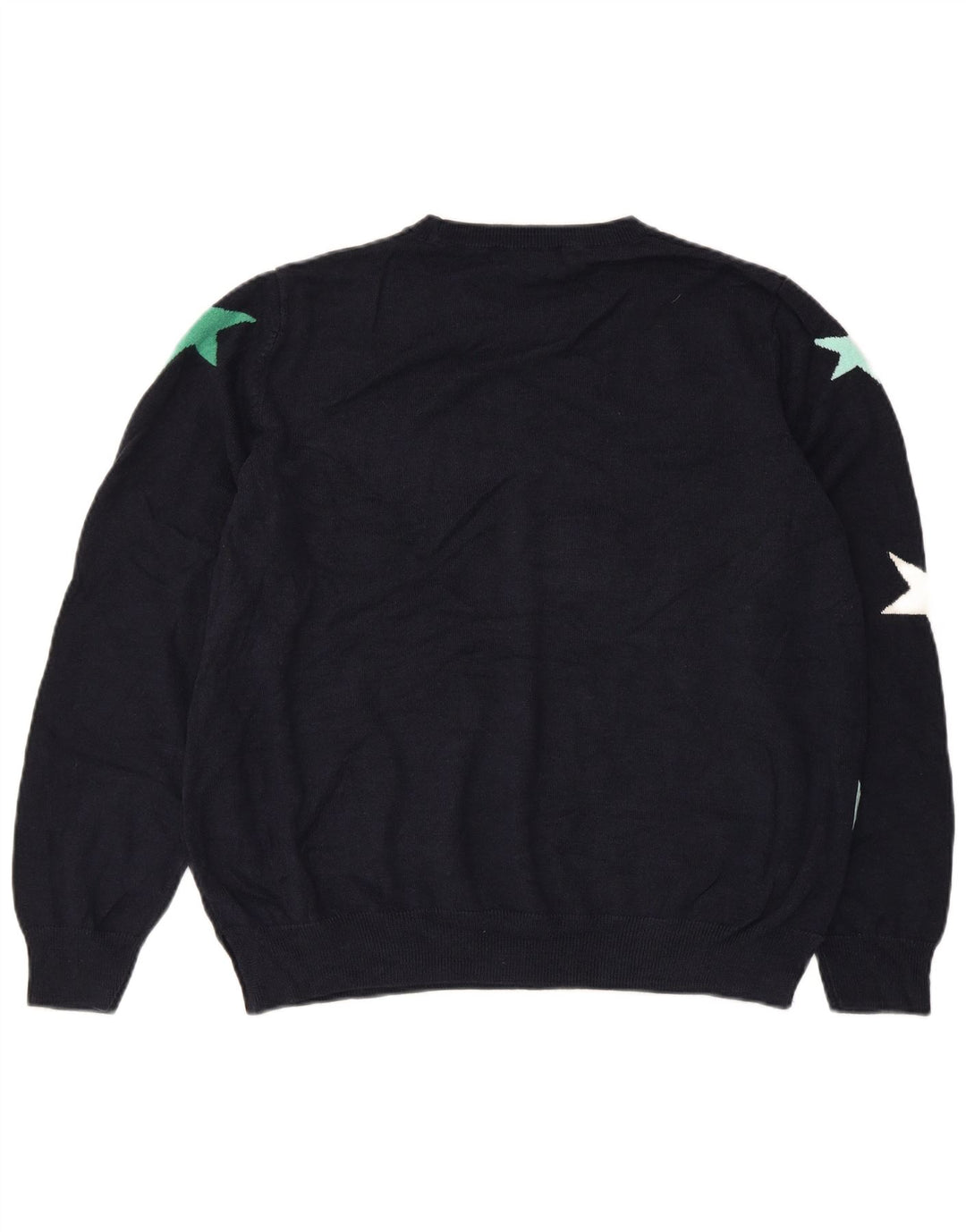 MARKS & SPENCER ženski džemper s veznim izrezom UK 18 XL tamnoplavi