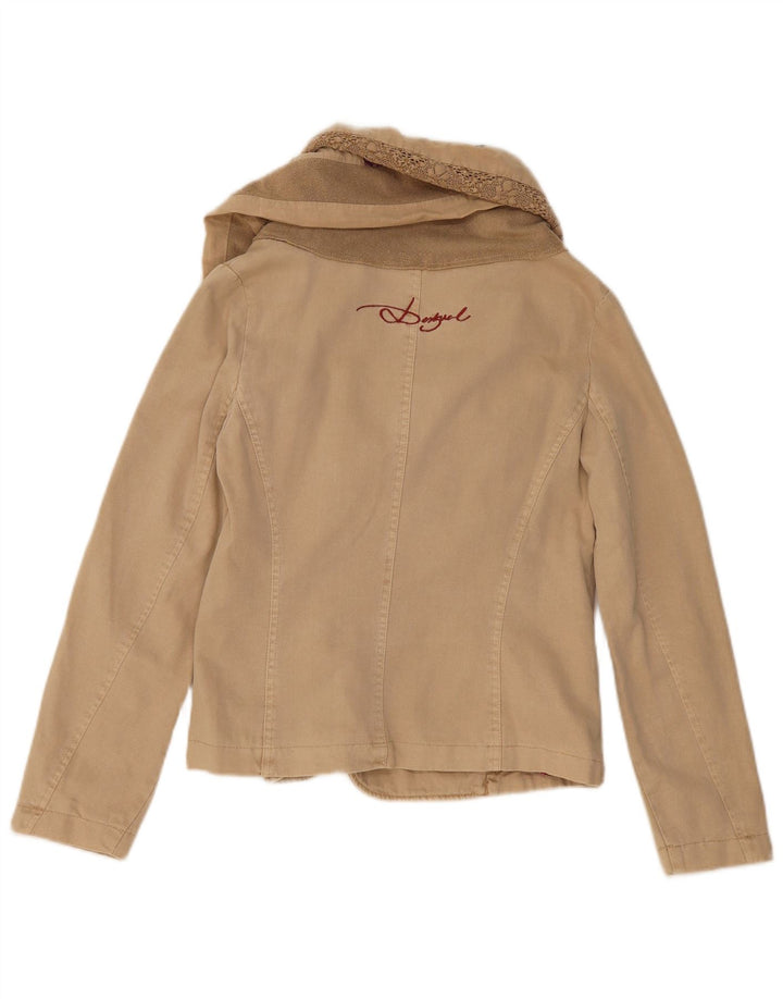 Desigual ženska bomber jakna EU 36, mali pamuk u bež boji