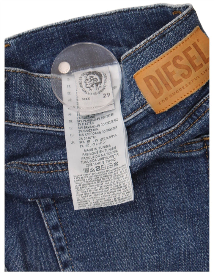 Diesel ženske lepršave traperice W29 L32 plavi pamuk