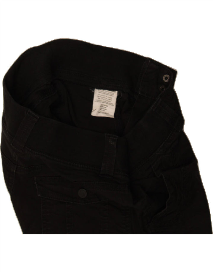 LEE Womens Easy Fit Cargo Shorts US 6 Medium W28 Black Cotton Vintage Lee and Second-Hand Lee from Messina Hembry 