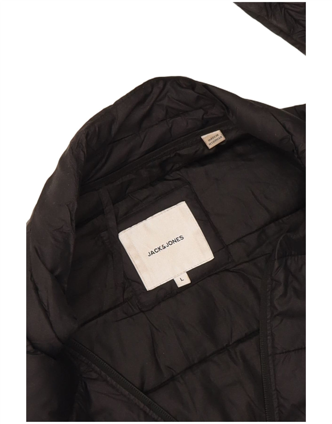Jack & Jones muška podstavljena jakna UK 40 velika crna
