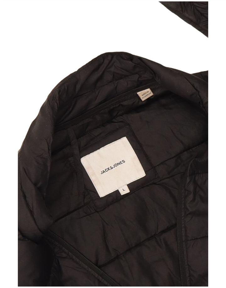 Jack & Jones muška podstavljena jakna UK 40 velika crna