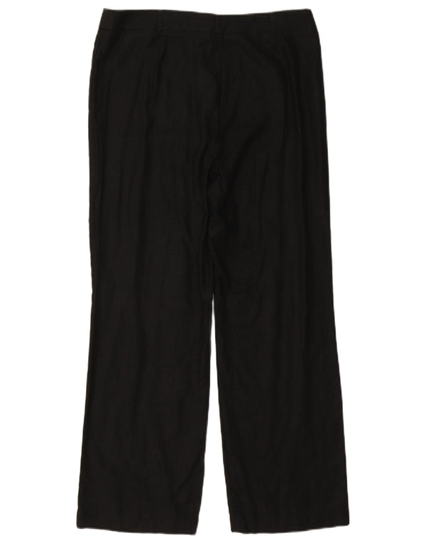 Marks & Spencer ženske hlače ravnog odijela UK 14 Large W32 L29 crne