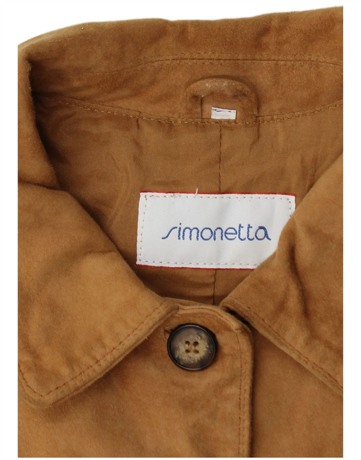 Simonetta ženska jakna od brušene kože UK 16 velika bež koža