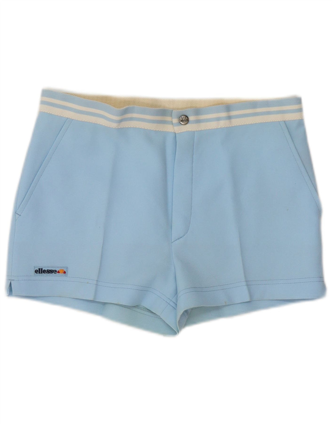 Ellesse muške ležerne kratke hlače IT 48 srednje veličine W32 plavi prugasti poliester
