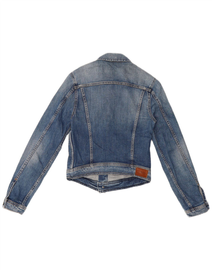 PEPE Jeans Ženska skraćena traper jakna UK 8 Mali plavi pamuk