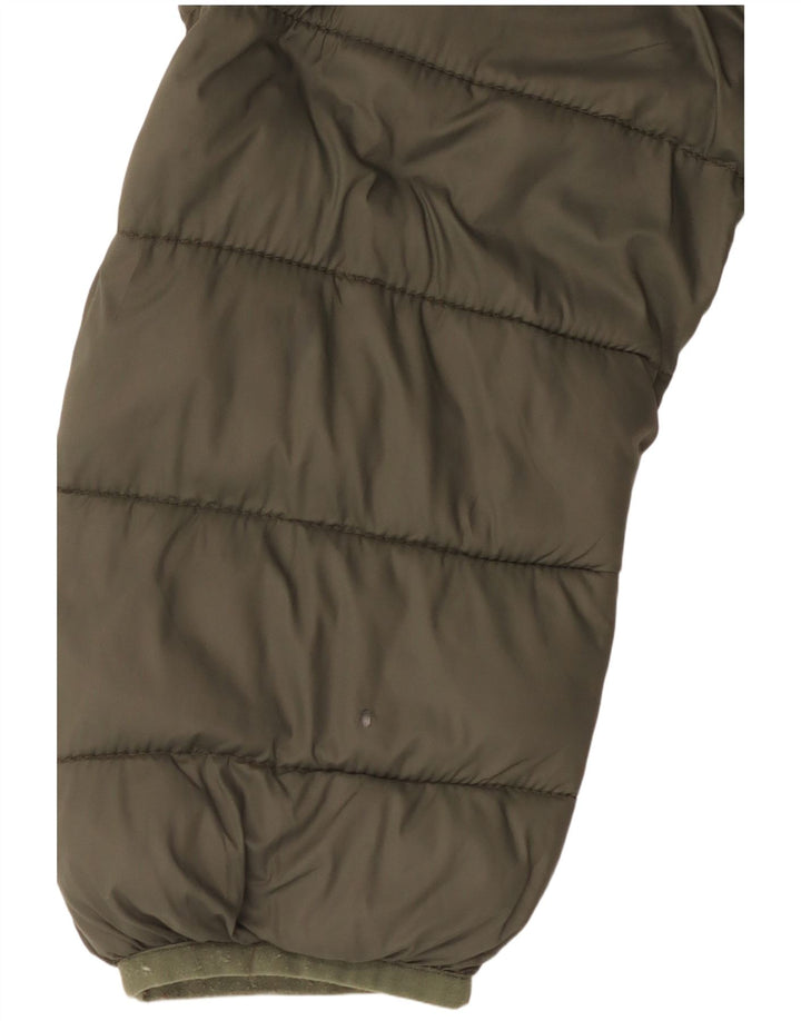 U.S. Polo Assn. Muška reverzibilna podstavljena jakna s kapuljačom UK 38 srednje boje kaki