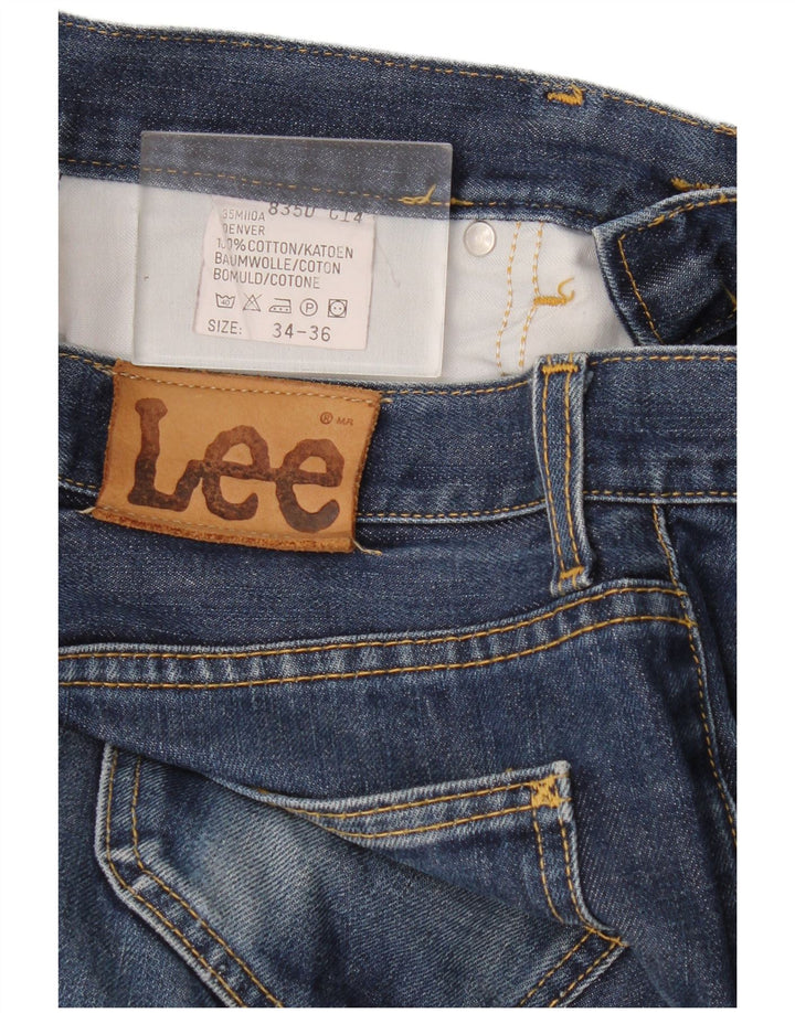 Lee Mens Denver Bootcut traperice W34 L32 Plavi pamuk