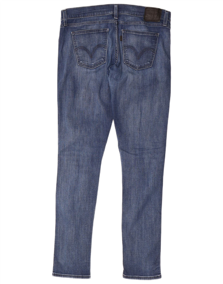 LEVI'S Womens Slim Jeans W31 L32 Blue Cotton