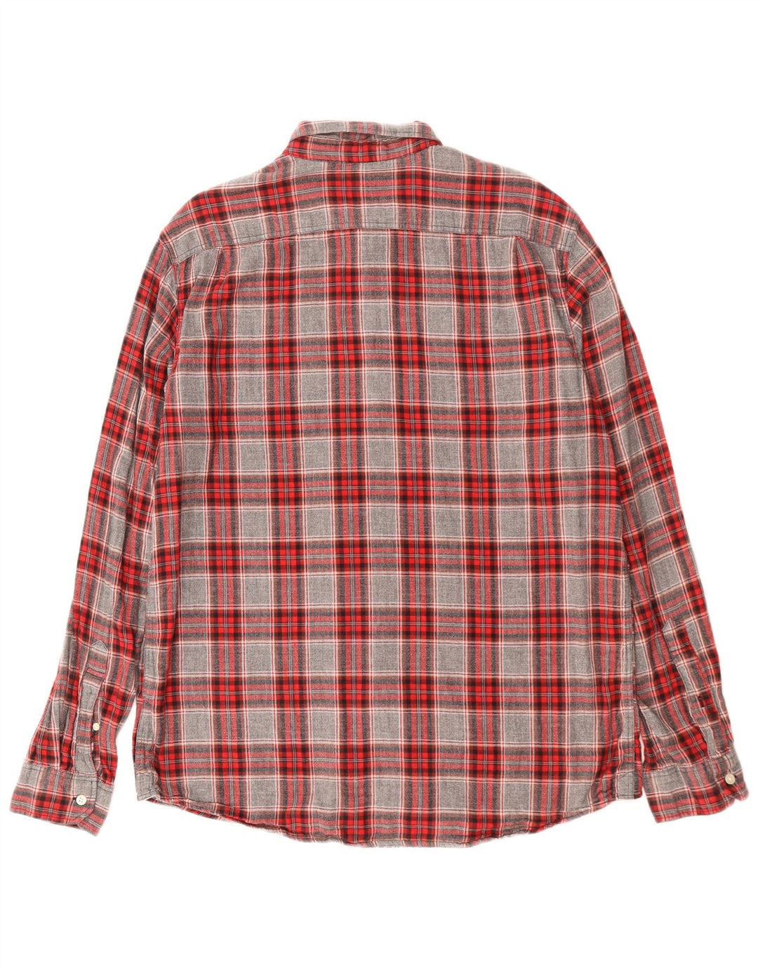 Jack Wills muška flanelska košulja standardnog kroja XL, pamuk u sivom karu