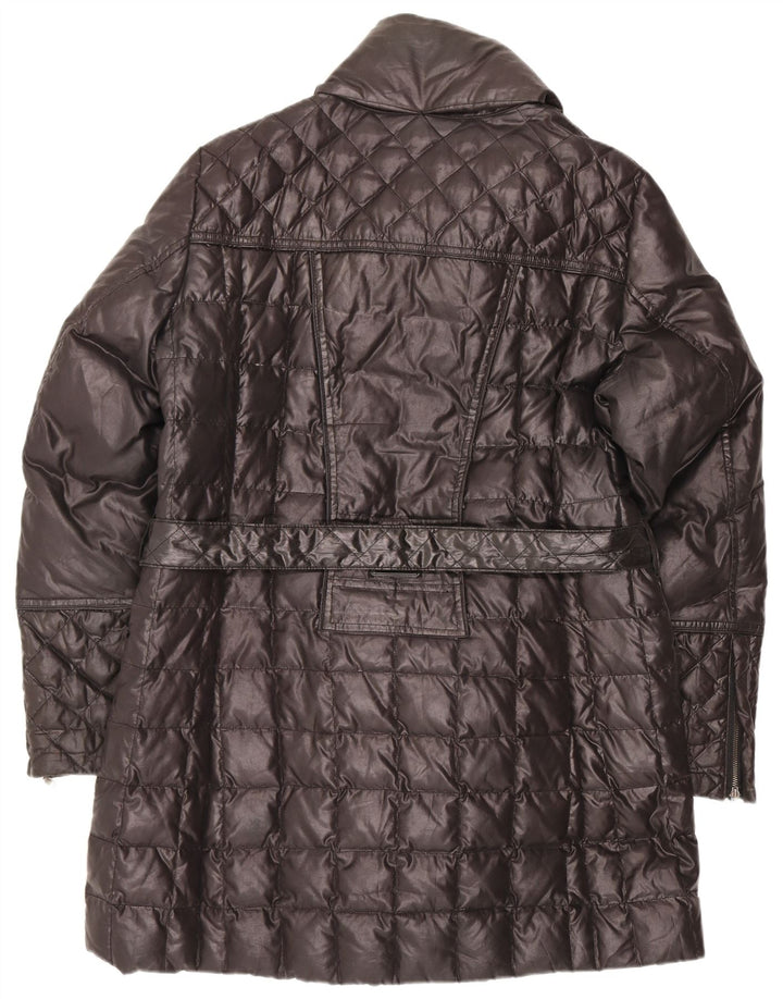 Trussardi Jeans ženski podstavljeni kaput IT 48 XL crni poliester
