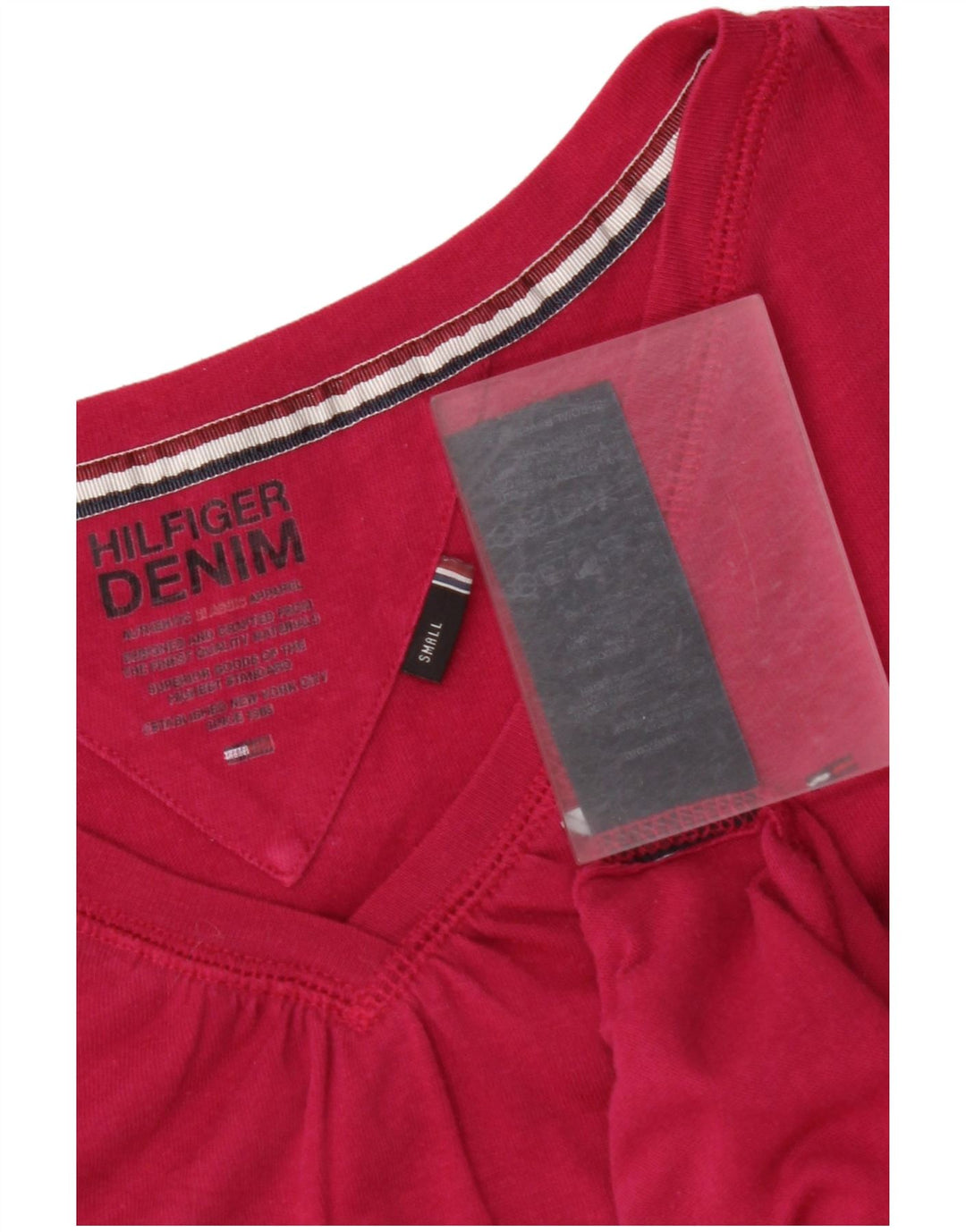 TOMMY HILFIGER Ženska majica kratkih rukava UK 8 Small Pink Pamuk