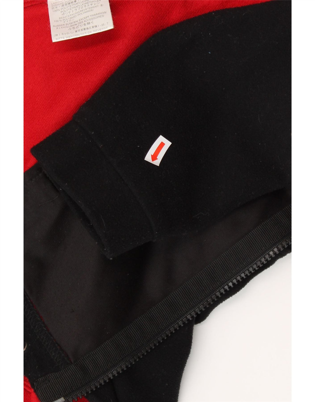 JACK WOLFSKIN Womens Oversized Fleece Jacket UK 10 Small Black Colourblock