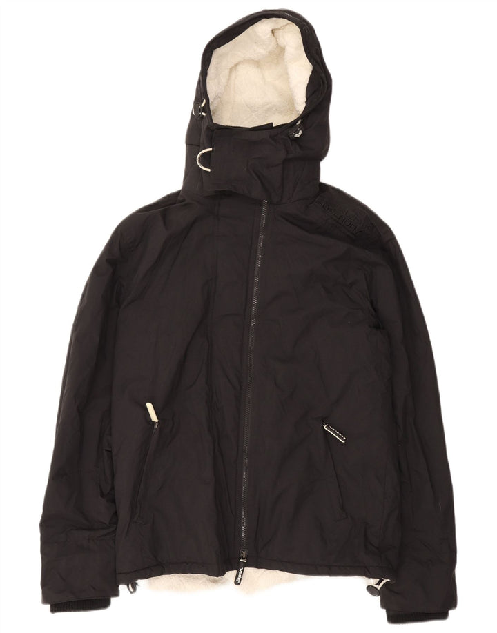 Superdry muška jakna vjetrovka s kapuljačom UK 38 srednje crna
