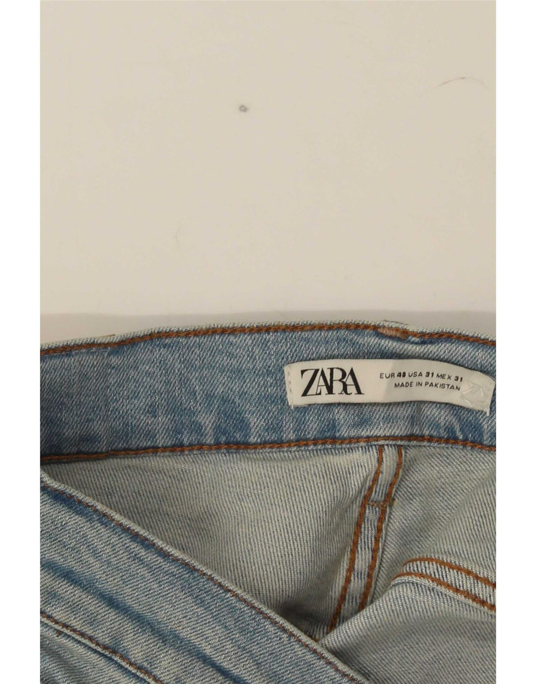 Zara muške ravne traperice EU 40 srednje W31 L31 plavi pamuk