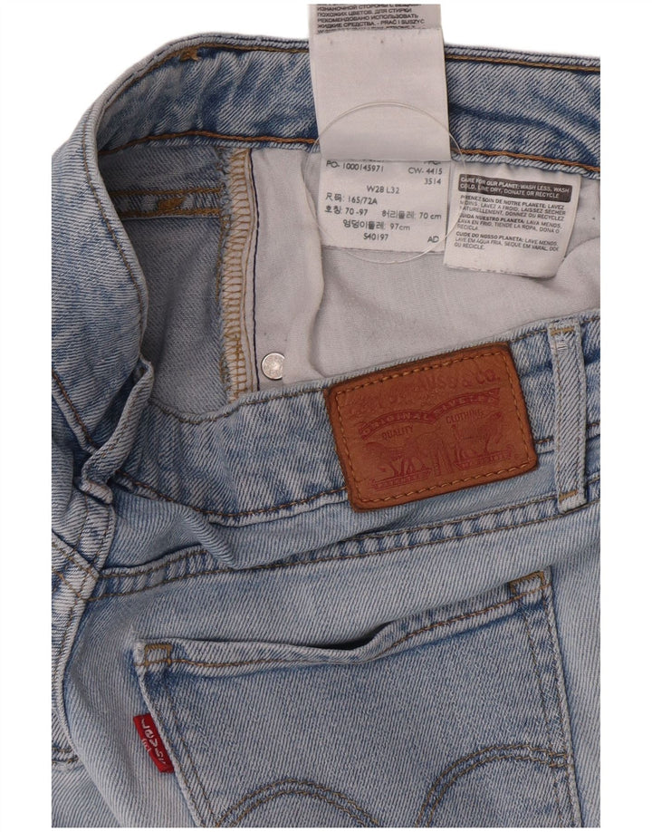 LEVI'S Ženske 715 Bootcut traperice W28 L30 Plavi pamuk
