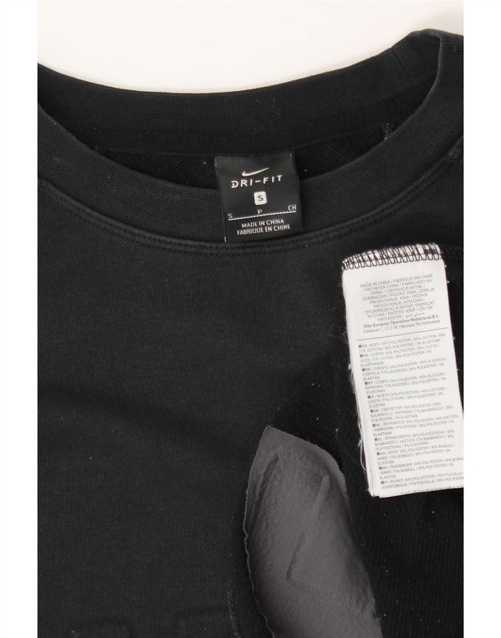 NIKE Ženska prevelika skraćena majica s motivima UK 10 Mala crna