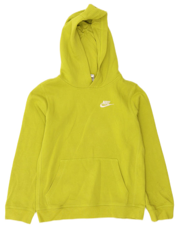Nike majica s kapuljačom za dječake 10-11 godina srednje žuti pamuk