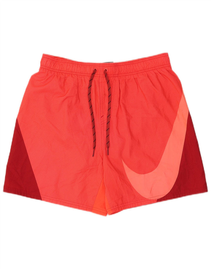 Nike muške kratke hlače za plivanje s grafičkim motivima srednje crvene boje od poliestera