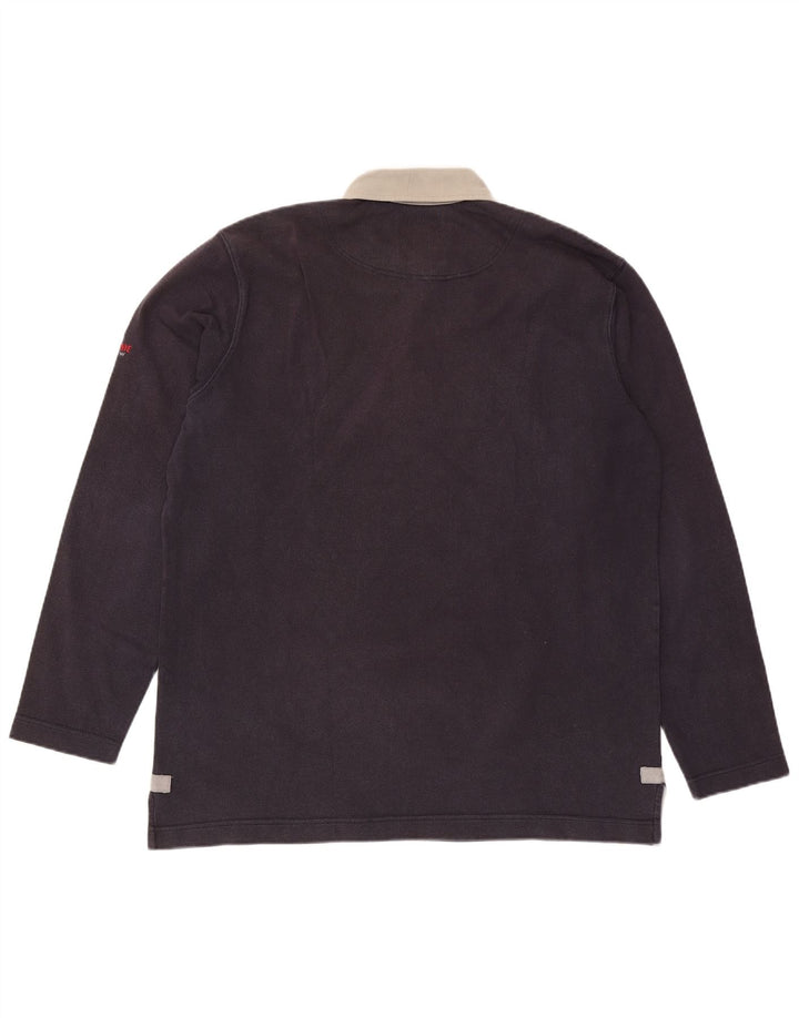 MURPHY & NYE Muška polo majica dugih rukava za ragbi 2XL tamnoplavi pamuk