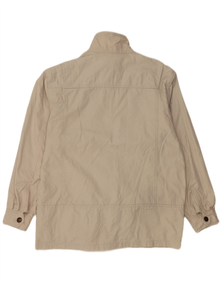 CAMEL Mens Utility Jacket UK 40 Large Beige Cotton