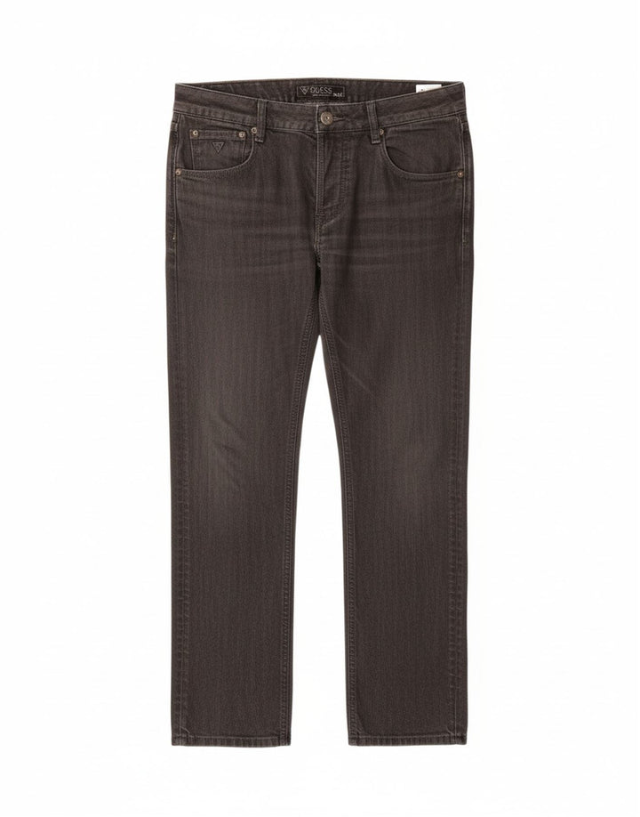 GUESS Mens Straight Jeans W30 L30 Black Cotton Vintage Guess and Second-Hand Guess from Messina Hembry 