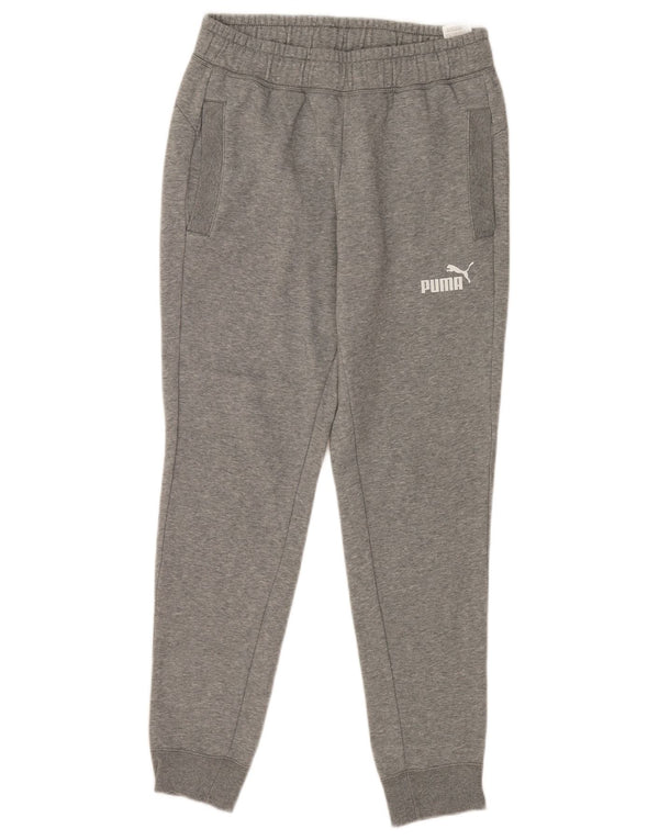 Puma muške trenirke Hlače Joggers srednje sivi flekasti pamuk