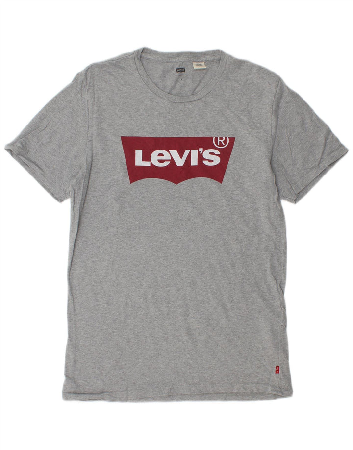 LEVI'S Majica kratkih rukava s grafičkim motivima, mali sivi pamuk
