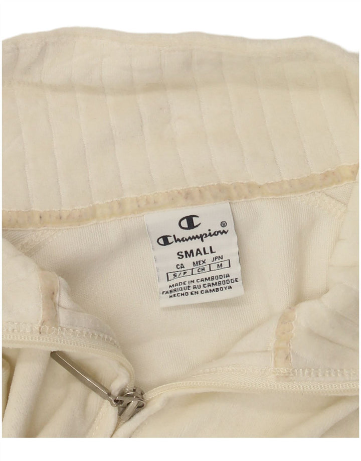 CHAMPION Ženska gornja jakna kratke trenirke UK 10 Small Off White