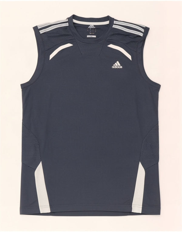 Adidas muški prsluk Clima 365 Mali sivi poliester u boji