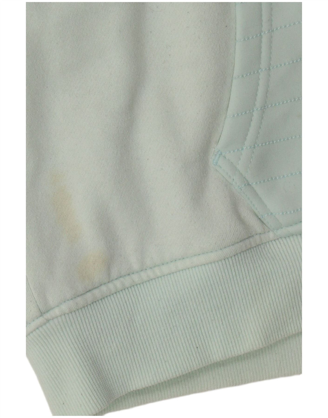 VOLCOM Ženska majica s kapuljačom s patentnim izrezom UK 12 Srednje zeleni pamuk