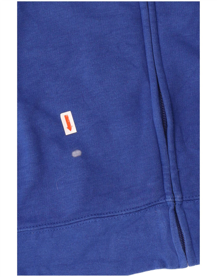 CHAMPION Mens Tracksuit Top Jacket Large Blue Colourblock Cotton
