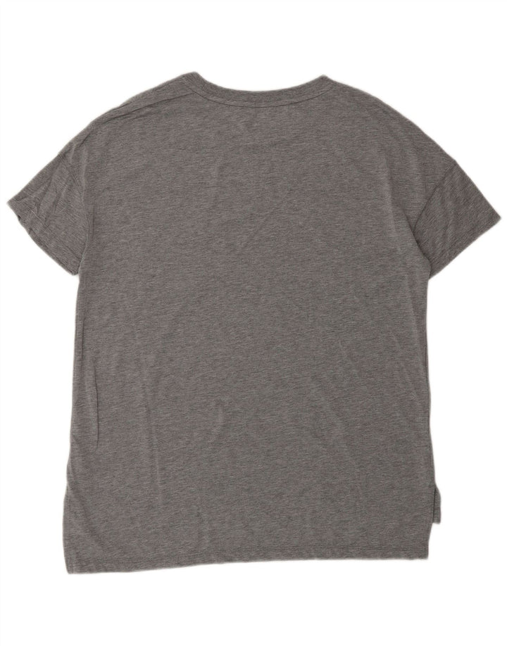 NIKE Mens T-Shirt Top Large Grey Modal