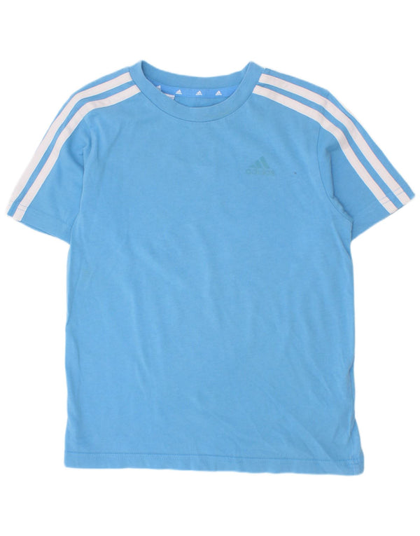 Adidas majica kratkih rukava za dječake 7-8 godina, plavi pamuk