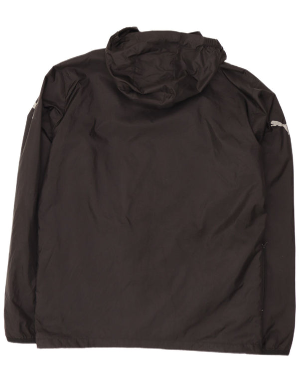 Puma muška kišna jakna s kapuljačom UK 40 Large Black Nylon