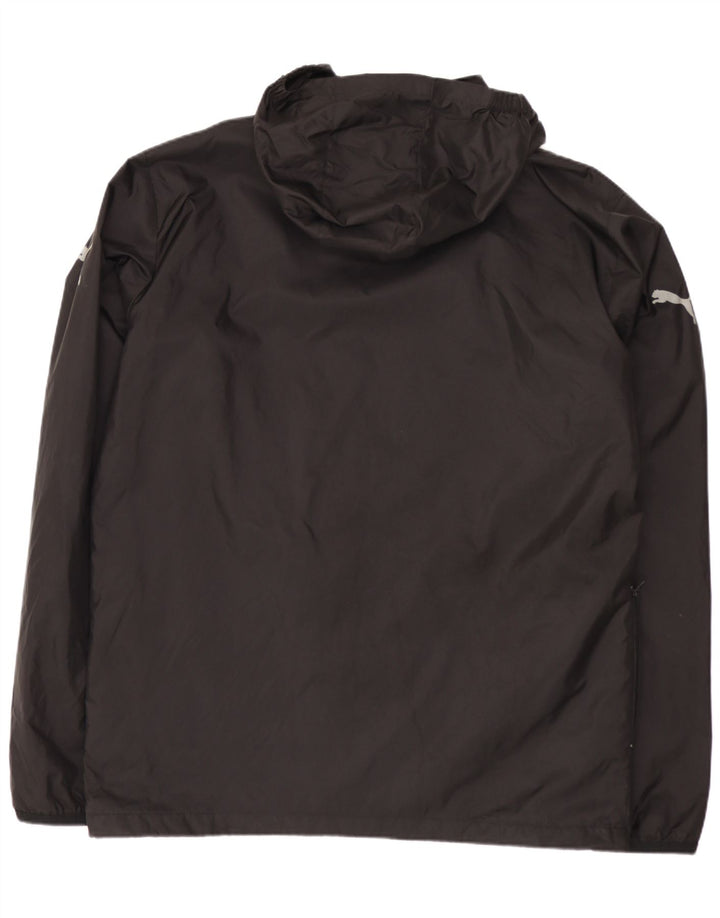 Puma muška kišna jakna s kapuljačom UK 40 Large Black Nylon