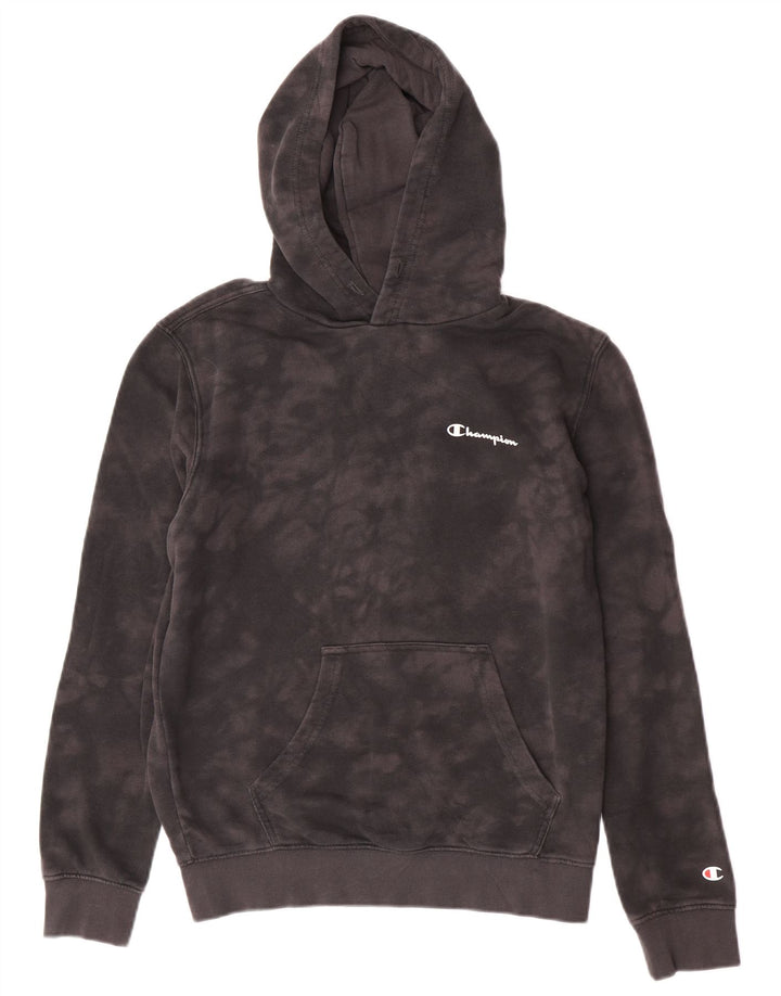 Champion ženski džemper s kapuljačom UK 14 srednje sive boje, pamuk